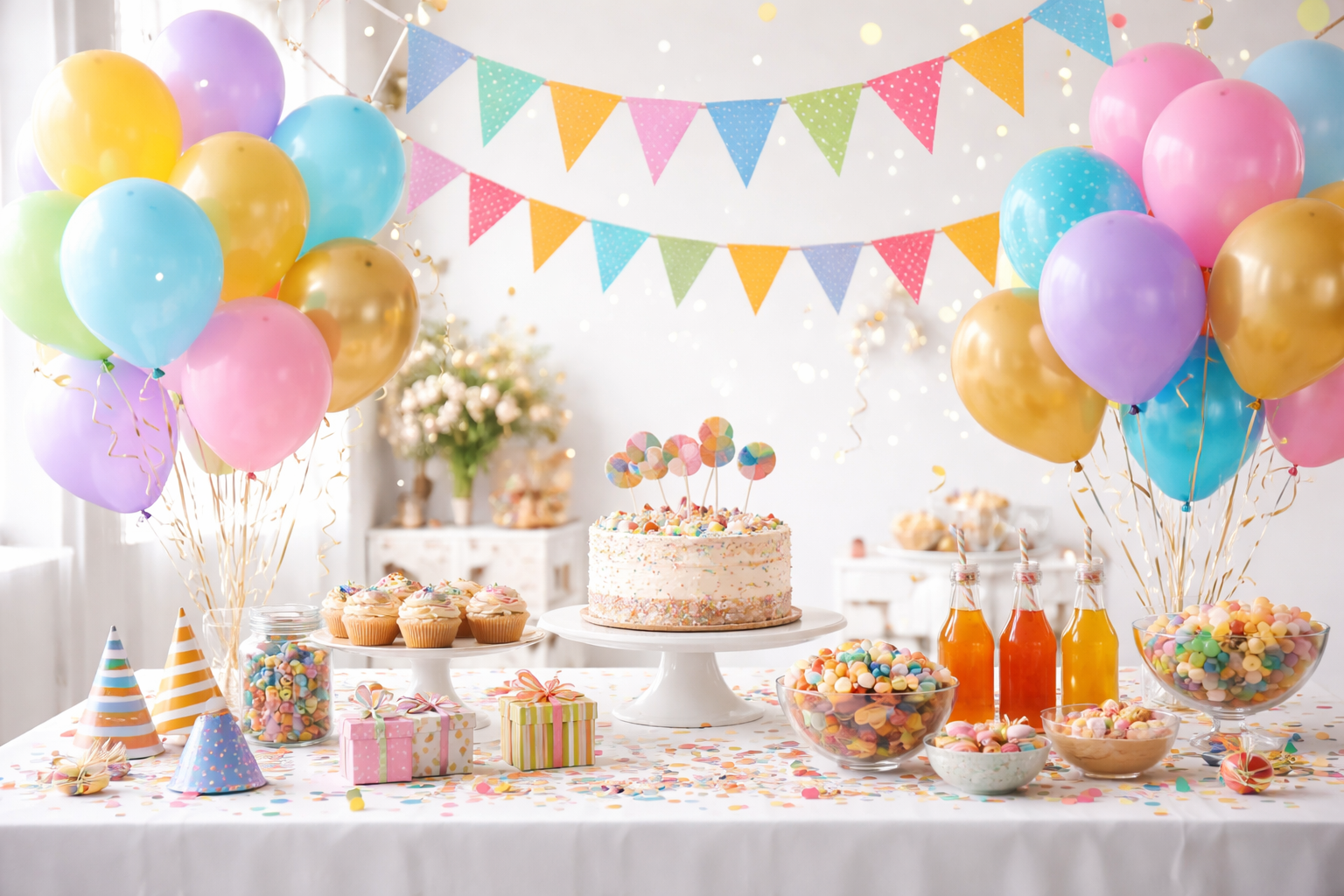 Parti alanı dekorasyon örneği