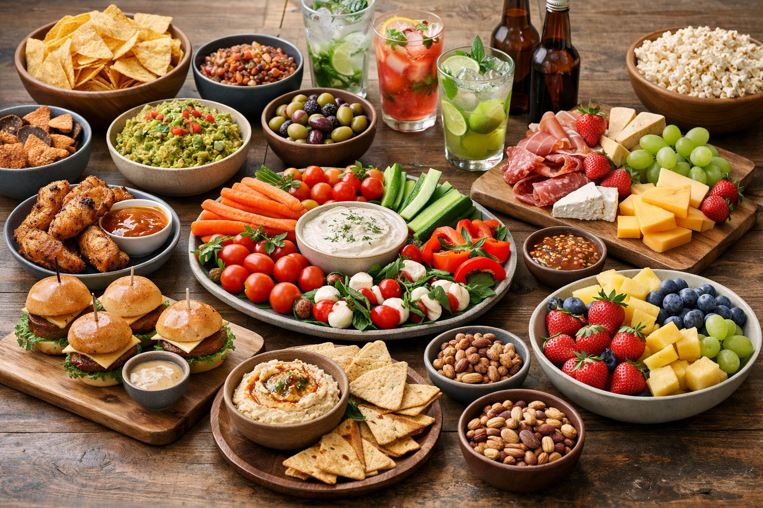 Parti ikram sunumları