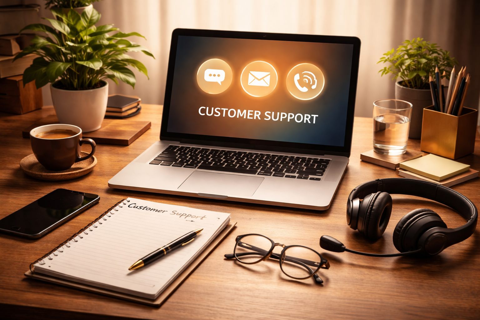 İletişim ve destek sayfası görseli